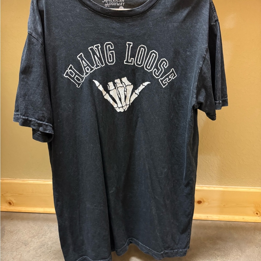 Hang Loose Black T-Shirt